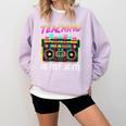 Back To School Retro Teaching Is My Jam 80s Teacher Boombox Comfort Colors Sweatshirt Orchid Back To School Retro Teaching Is My Jam 80s Teacher Boombox Comfort Colors Sweatshirt Orchid