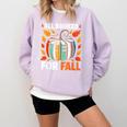 All Booked For Fall Book Pumpkin Autumn Thanksgiving Teacher Comfort Colors Sweatshirt Orchid All Booked For Fall Book Pumpkin Autumn Thanksgiving Teacher Comfort Colors Sweatshirt Orchid