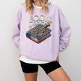Books Rock Rock'n Roll Science Of Reading Teachers Guitar Comfort Colors Sweatshirt Orchid Books Rock Rock'n Roll Science Of Reading Teachers Guitar Comfort Colors Sweatshirt Orchid