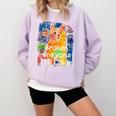 Broken Crayons Still Color Cat Teacher Comfort Colors Sweatshirt Orchid Broken Crayons Still Color Cat Teacher Comfort Colors Sweatshirt Orchid