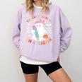 You Can't Scare Me I'm A Teacher Ghost Happy Halloween Comfort Colors Sweatshirt Orchid You Can't Scare Me I'm A Teacher Ghost Happy Halloween Comfort Colors Sweatshirt Orchid
