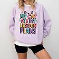 My Cat Ate My Lesson Plans Teacher Cat Humor Comfort Colors Sweatshirt Orchid My Cat Ate My Lesson Plans Teacher Cat Humor Comfort Colors Sweatshirt Orchid