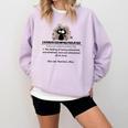 Cat Exhausted Teacher Exhausterwhelmulated Definition Comfort Colors Sweatshirt Orchid Cat Exhausted Teacher Exhausterwhelmulated Definition Comfort Colors Sweatshirt Orchid