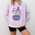 Chemistry Teacher Halloween Shirt School POTION MASTER Comfort Colors Sweatshirt Orchid Chemistry Teacher Halloween Shirt School POTION MASTER Comfort Colors Sweatshirt Orchid