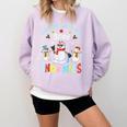 Chillin With My Sped Snowmies Teacher Student Christmas Comfort Colors Sweatshirt Orchid Chillin With My Sped Snowmies Teacher Student Christmas Comfort Colors Sweatshirt Orchid