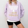 Choir Teacher Shirt I Hear Voices Chorister Tee Comfort Colors Sweatshirt Orchid Choir Teacher Shirt I Hear Voices Chorister Tee Comfort Colors Sweatshirt Orchid