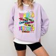 Color The World With Kindness Teacher Back To School Comfort Colors Sweatshirt Orchid Color The World With Kindness Teacher Back To School Comfort Colors Sweatshirt Orchid