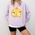 The Cool Bean Good Egg Teacher Halloween Costume Food Group Comfort Colors Sweatshirt Orchid The Cool Bean Good Egg Teacher Halloween Costume Food Group Comfort Colors Sweatshirt Orchid