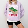 Couldn't Take The Pressure Geology Earth Science Teacher Comfort Colors Sweatshirt Orchid