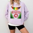 Crayon Box Fun Teacher Student Crayon Squad Halloween 2023 Comfort Colors Sweatshirt Orchid Crayon Box Fun Teacher Student Crayon Squad Halloween 2023 Comfort Colors Sweatshirt Orchid