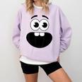 Creepy Carrots Face Teacher Halloween Costume Matching Comfort Colors Sweatshirt Orchid Creepy Carrots Face Teacher Halloween Costume Matching Comfort Colors Sweatshirt Orchid