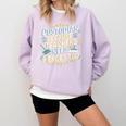 Custodian Because Teachers Need Heroes Too School Janitor Comfort Colors Sweatshirt Orchid