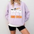 Cute Ghost Team Pre K Boo Crew Halloween Teacher Student Comfort Colors Sweatshirt Orchid Cute Ghost Team Pre K Boo Crew Halloween Teacher Student Comfort Colors Sweatshirt Orchid