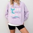 Cute Mermaid Librarian Teacher Dive Into A Good Book Reading Comfort Colors Sweatshirt Orchid Cute Mermaid Librarian Teacher Dive Into A Good Book Reading Comfort Colors Sweatshirt Orchid