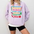 Cute Principal Nurse Lunch Lady Teacher Coach Homeschool Mom Comfort Colors Sweatshirt Orchid Cute Principal Nurse Lunch Lady Teacher Coach Homeschool Mom Comfort Colors Sweatshirt Orchid