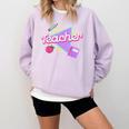 Cute Teacher Shirt 80's 90's Style Retro Old School Teacher For Men Women Comfort Colors Sweatshirt Orchid Cute Teacher Shirt 80's 90's Style Retro Old School Teacher For Men Women Comfort Colors Sweatshirt Orchid