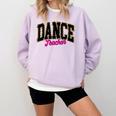 Dance Teacher Leopard Dancing Life Girls Women Dancer Comfort Colors Sweatshirt Orchid