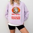 What Day Is Today Retired Special Education Teacher Comfort Colors Sweatshirt Orchid What Day Is Today Retired Special Education Teacher Comfort Colors Sweatshirt Orchid