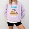 Daycare Provider Master Of Diapers Childcare Teacher Comfort Colors Sweatshirt Orchid