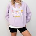 Daycare Provider Toddler Teaching Infant Room Teacher Comfort Colors Sweatshirt Orchid