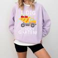 I Dig Kindergarten Student Teacher Construction First Day Comfort Colors Sweatshirt Orchid