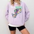 Dino Para Professional Teacher Collection T-Rex Dinosaur Paraeducator Assistant Teacher Comfort Colors Sweatshirt Orchid Dino Para Professional Teacher Collection T-Rex Dinosaur Paraeducator Assistant Teacher Comfort Colors Sweatshirt Orchid