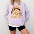 Director One Thankful Fall Teacher Women Life Comfort Colors Sweatshirt Orchid