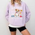 My Dog Ate My Lesson Plan Teacher Back To School Comfort Colors Sweatshirt Orchid