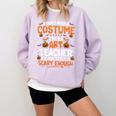 I Don't Need a Costume I'm An Art Teacher Retro Halloween Comfort Colors Sweatshirt Orchid