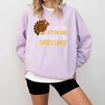 Lets Eat Kids Punctuation Turkey Thanksgiving Teacher Comfort Colors Sweatshirt Orchid