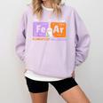 Elements Of Halloween Fear Periodically Chemistry Teacher Comfort Colors Sweatshirt Orchid Elements Of Halloween Fear Periodically Chemistry Teacher Comfort Colors Sweatshirt Orchid