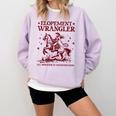 Elopement Wrangler Teacher ABA Behavior Support Cowboy Comfort Colors Sweatshirt Orchid Elopement Wrangler Teacher ABA Behavior Support Cowboy Comfort Colors Sweatshirt Orchid
