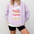 English Teacher Comfort Colors Sweatshirt Orchid English Teacher Comfort Colors Sweatshirt Orchid