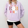 ESL Teacher Boo Crew Halloween Costume Comfort Colors Sweatshirt Orchid