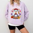 Espooky Vibes Maestra Halloween Spanish Mexican Teacher Comfort Colors Sweatshirt Orchid Espooky Vibes Maestra Halloween Spanish Mexican Teacher Comfort Colors Sweatshirt Orchid