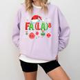 FA LA 8 Christmas Santa FA La Math Teacher Student Comfort Colors Sweatshirt Orchid FA LA 8 Christmas Santa FA La Math Teacher Student Comfort Colors Sweatshirt Orchid