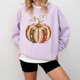 Fall Book Pumpkin Fall Librarians Bookworm Teachers Students Comfort Colors Sweatshirt Orchid