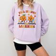 Fall In Love With Learning Teacher Student Autumn Pumpkin Comfort Colors Sweatshirt Orchid Fall In Love With Learning Teacher Student Autumn Pumpkin Comfort Colors Sweatshirt Orchid