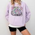 Field Day Vibes For Teacher Kids Happy Field Day 2025 Comfort Colors Sweatshirt Orchid Field Day Vibes For Teacher Kids Happy Field Day 2025 Comfort Colors Sweatshirt Orchid