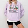 First Data Then Christmas I'm Earning A Break Sped Teacher Men Women Comfort Colors Sweatshirt Orchid