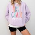 First Grade Squad 1st Grade Teacher Crew Back To School Team Comfort Colors Sweatshirt Orchid First Grade Squad 1st Grade Teacher Crew Back To School Team Comfort Colors Sweatshirt Orchid