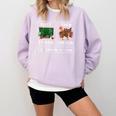 First Teach Then Thanksgiving I'm Earning A Break Teacher Comfort Colors Sweatshirt Orchid