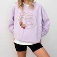 Floral Learning Disabilities Teacher Consultant SPED Teacher Comfort Colors Sweatshirt Orchid