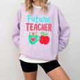 Future Teacher Education Student Comfort Colors Sweatshirt Orchid Future Teacher Education Student Comfort Colors Sweatshirt Orchid