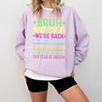Gen A Slang Teachers Happy 1st Day Of School 2025 Students Comfort Colors Sweatshirt Orchid Gen A Slang Teachers Happy 1st Day Of School 2025 Students Comfort Colors Sweatshirt Orchid