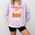Girl Toddler Boo Crew Daycare Teacher Halloween Party Comfort Colors Sweatshirt Orchid Girl Toddler Boo Crew Daycare Teacher Halloween Party Comfort Colors Sweatshirt Orchid