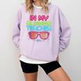 In My Glowing Teacher Era Groovy Colorful Bright Comfort Colors Sweatshirt Orchid In My Glowing Teacher Era Groovy Colorful Bright Comfort Colors Sweatshirt Orchid