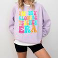In My Glowing Teacher Era Groovy Colorful Bright Comfort Colors Sweatshirt Orchid In My Glowing Teacher Era Groovy Colorful Bright Comfort Colors Sweatshirt Orchid