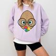 The Good Egg Teacher Halloween Costume Food Group Cute Comfort Colors Sweatshirt Orchid The Good Egg Teacher Halloween Costume Food Group Cute Comfort Colors Sweatshirt Orchid