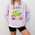 Groovy Field Trip Anyone Happy Field Day For Teachers Kids Comfort Colors Sweatshirt Orchid Groovy Field Trip Anyone Happy Field Day For Teachers Kids Comfort Colors Sweatshirt Orchid